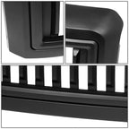 2008-2010 Ford F-250 F-350 F-450 F-550 Vertical Fence Grille Matte Black