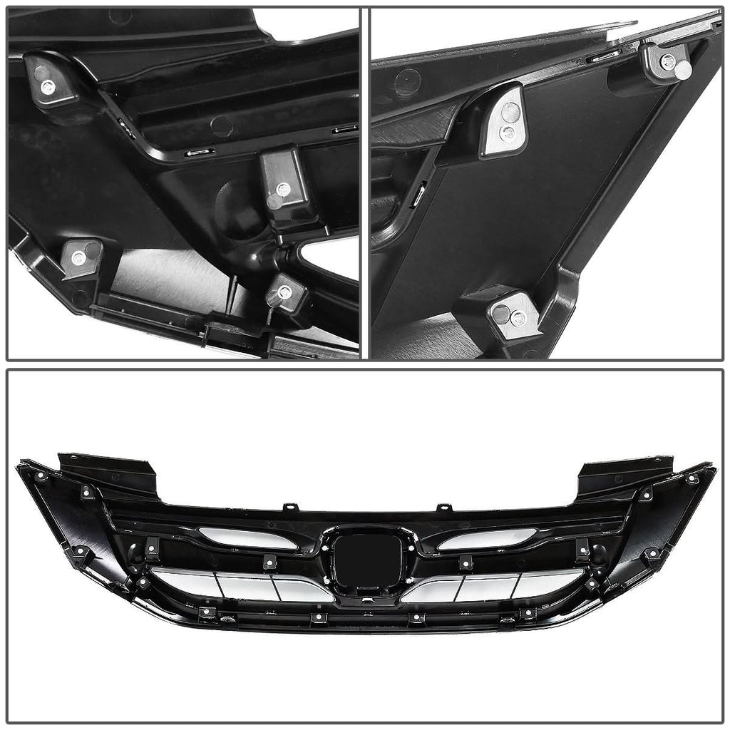 2013-2015 Honda Accord Chrome Front Grille