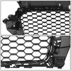 2014-2016 Audi A3 RS4 Style Grille Chrome Bezel Gloss Black