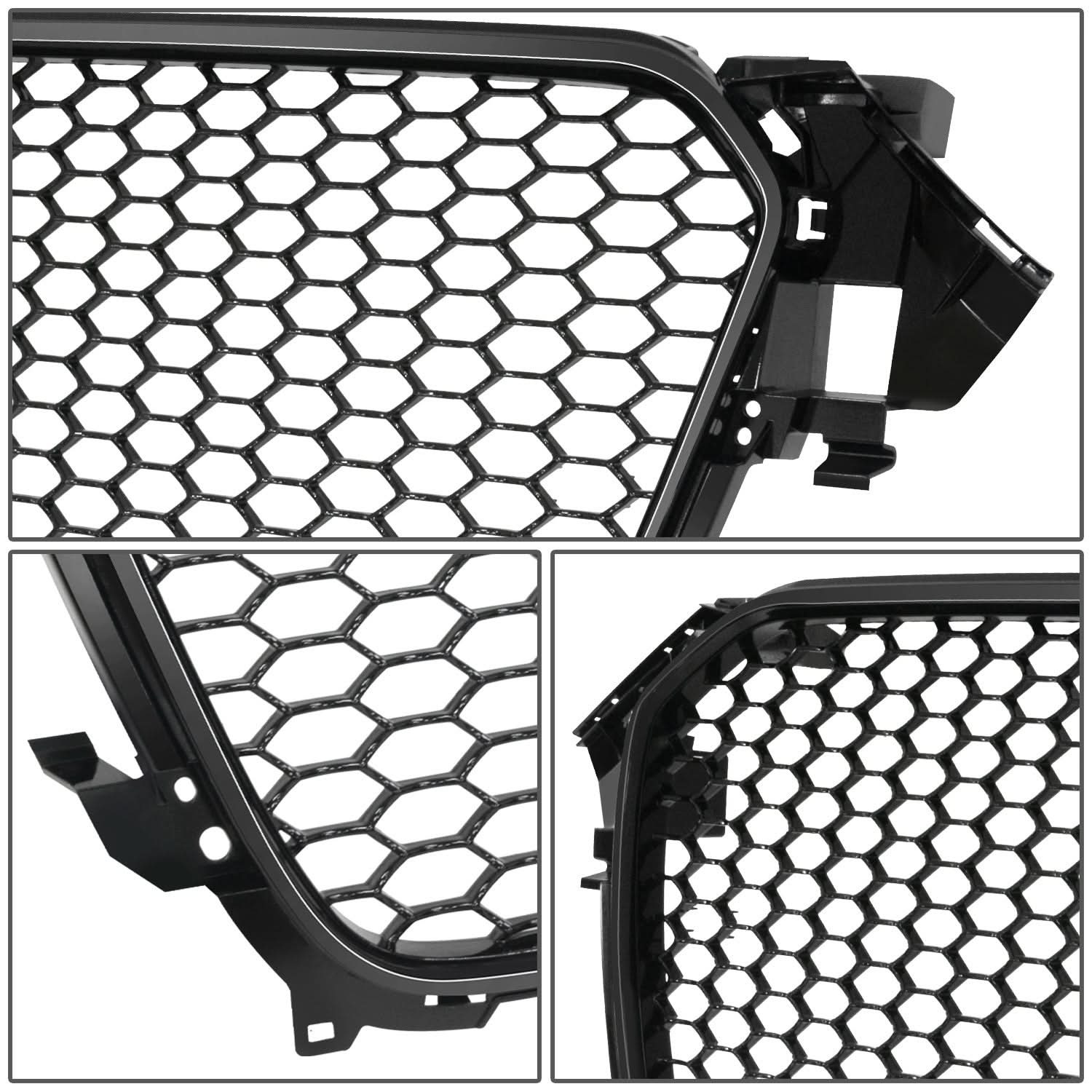 2013-2016 Audi A4 RS4 Style Front Grille Gloss Black