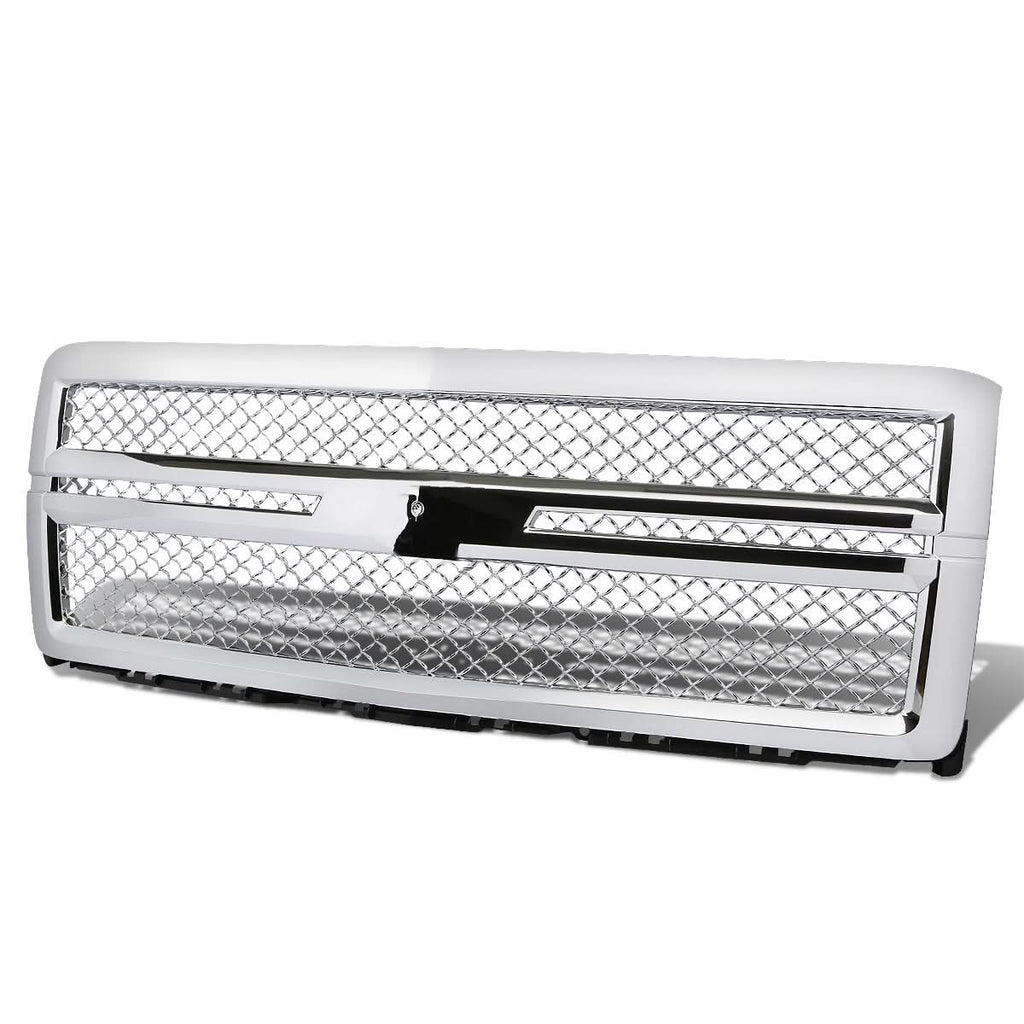 2014-2015 Chevrolet Silverado 1500 Diamond Mesh Style Front Grille - ABS