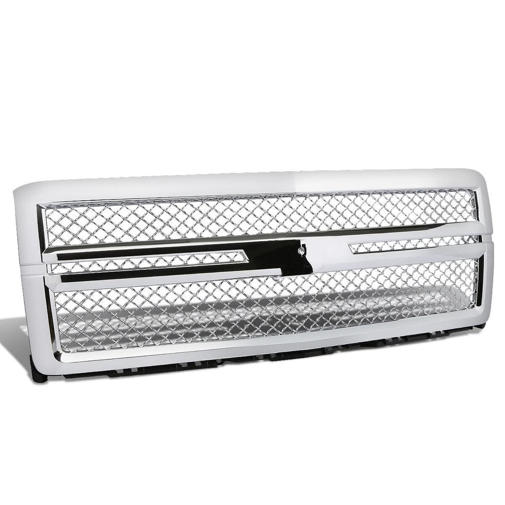 2014-2015 Chevrolet Silverado 1500 Diamond Mesh Style Front Grille - ABS