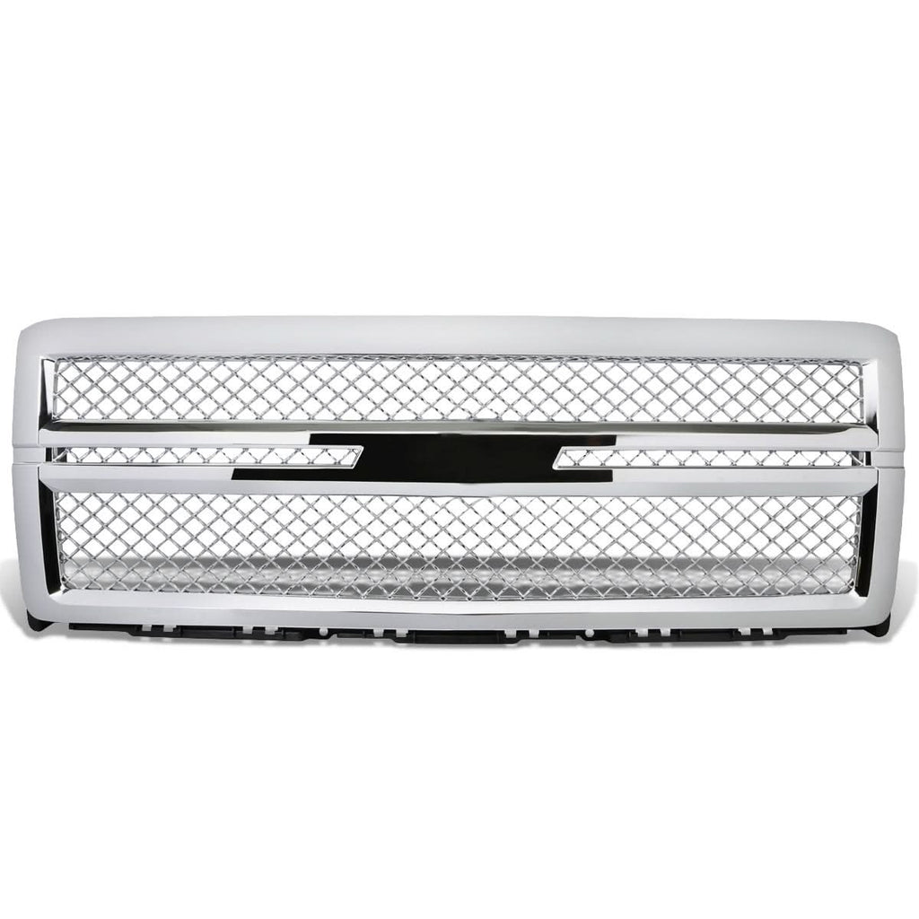 2014-2015 Chevrolet Silverado 1500 Diamond Mesh Style Front Grille - ABS