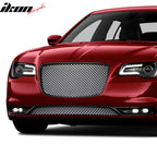 2015-2023 Chrysler 300 300C B Style Black Front Bumper Upper Grille