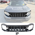 2021-2025 Ford Bronco Sport Grille Upper Guard Gloss Black Mesh Grill