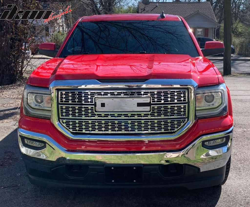 2016-2018 GMC Sierra 1500 Grill Denali Style Car Front Grille Hood