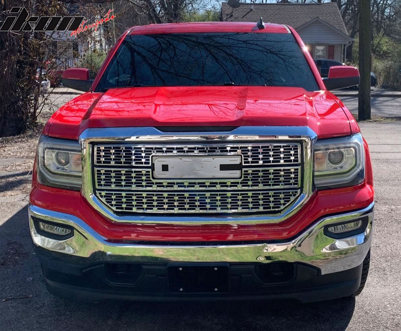 2016-2018 GMC Sierra 1500 Grill Denali Style Car Front Grille Hood