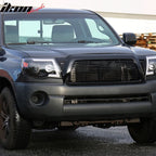 2005-2011 Toyota Tacoma Horizontal Style Black Front Hood Grille ABS