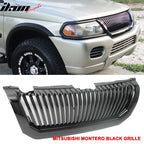 2000-2004Â  Mitsubishi Montero Sport Unpainted Vertical Hood Grille ABS