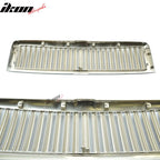 1994-2002 Dodge Ram 1500 2500 3500 Chrome Vertical Grille Unpainted