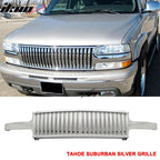 2000-2006Â Tahoe Suburban Front Hood Bumper Grille Guard ABS Silver