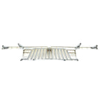 2002-2004 Nissan Xterra Vertical Chrome Front Bumper Hood Grille ABS