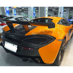 Dry Carbon Fiber GT4 Wing Spoiler for McLaren 570S - Bull Boost Performance
