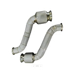 304 Stainless High Performance Catted Downpipe for McLaren GT - Bull Boost Performance