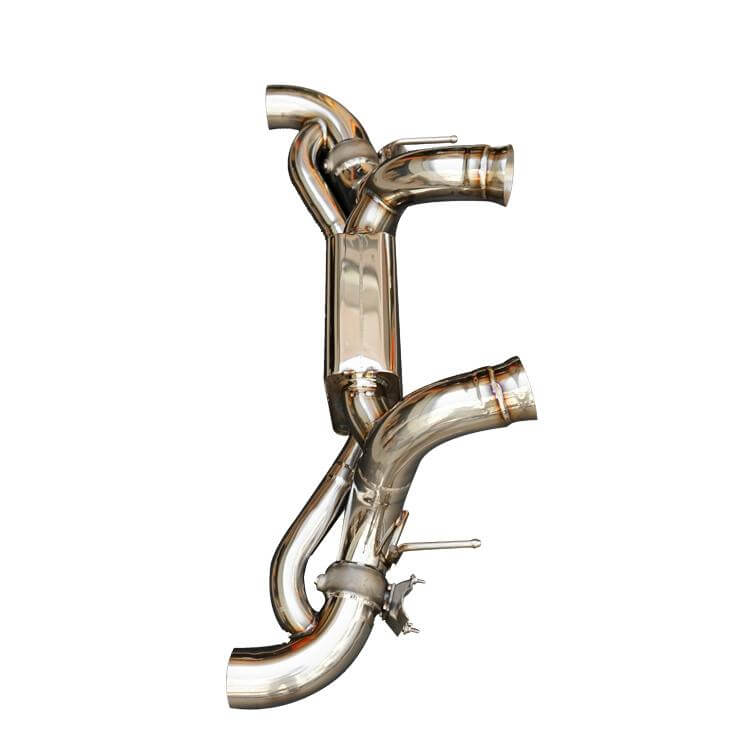 Stainless Valved Catback Exhaust System for McLaren GT OEM Tips - Bull Boost Performance