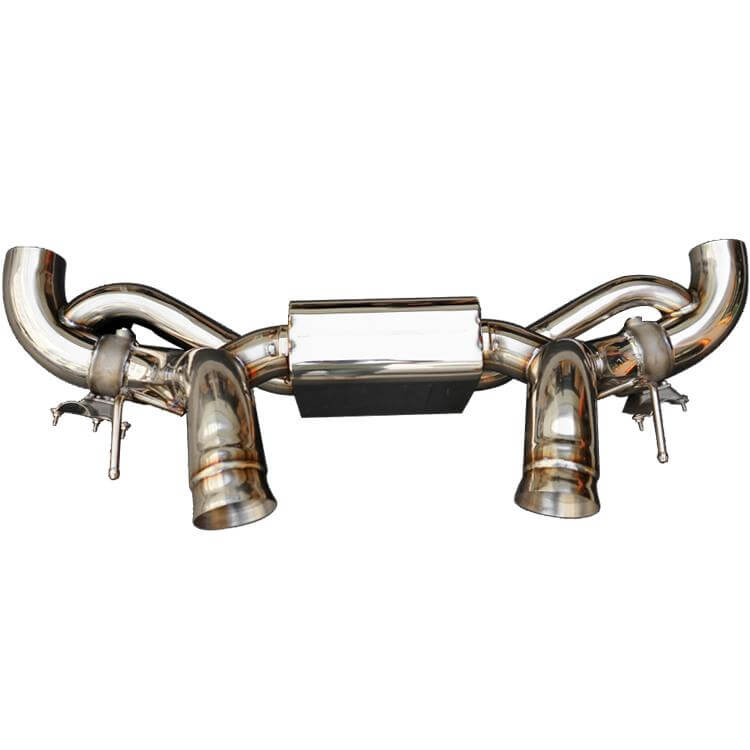 Stainless Valved Catback Exhaust System for McLaren GT OEM Tips - Bull Boost Performance