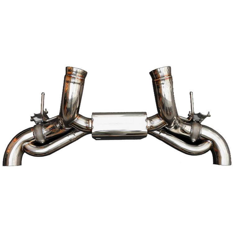 Stainless Valved Catback Exhaust System for McLaren GT OEM Tips - Bull Boost Performance