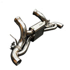 Stainless Valved Catback Exhaust System for McLaren GT OEM Tips - Bull Boost Performance