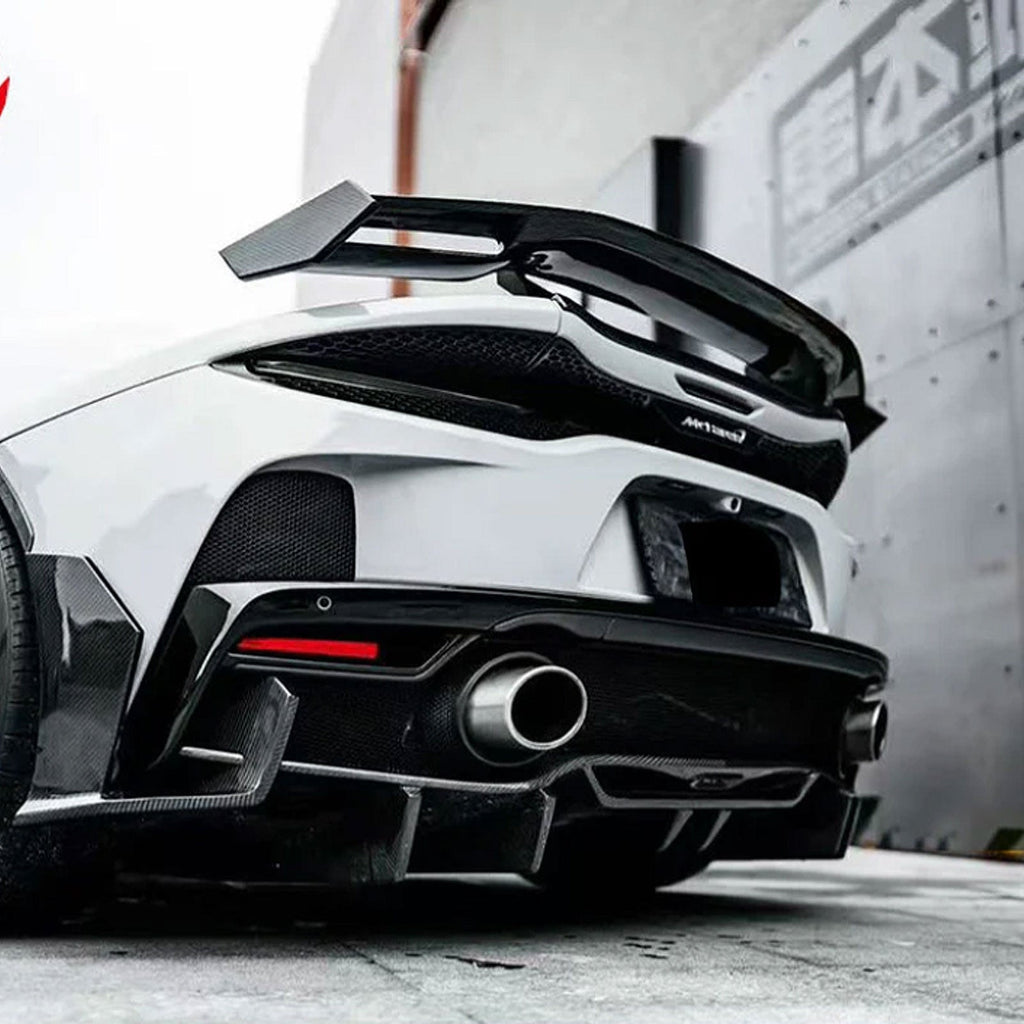 PRO Style Carbon Fiber Vented Aerodynamic Trunk Wing Spoiler for McLaren GT - Bull Boost Performance