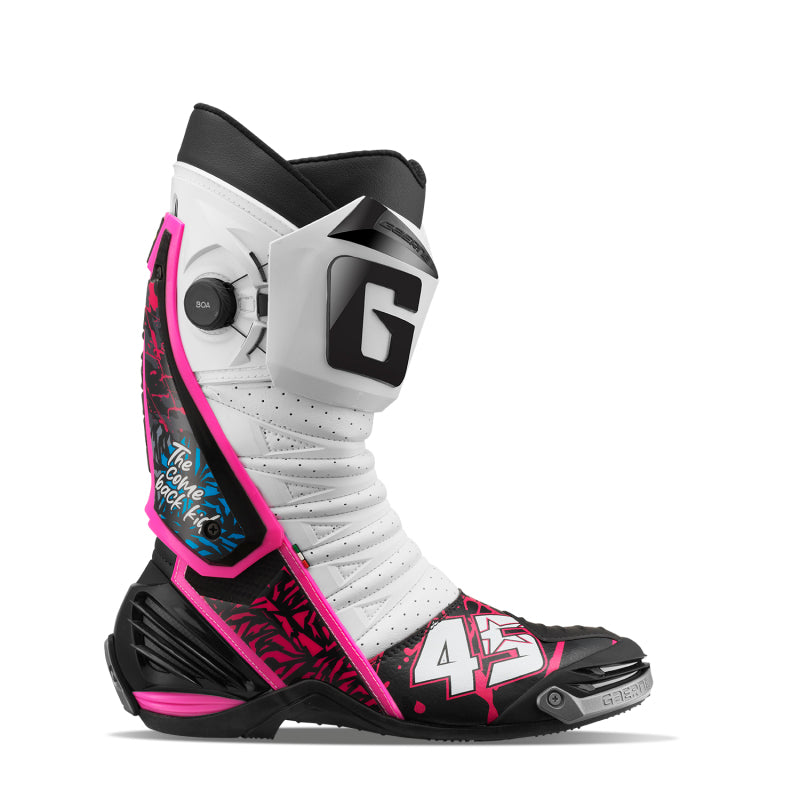 Gaerne GP1 Limited Series Scott Redding Replica Boot Bold White/Pink Size 10