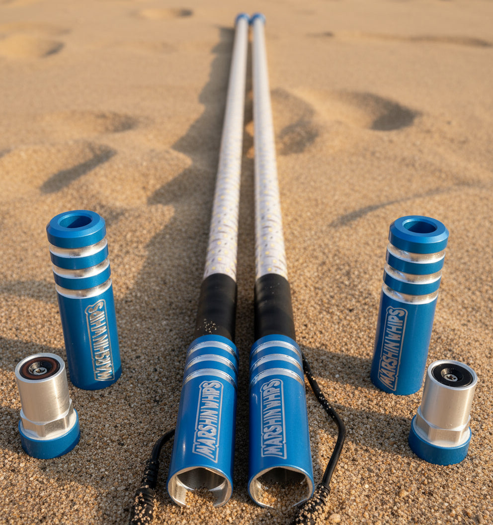 Game Changer LED Whip Set - Green, White & Red