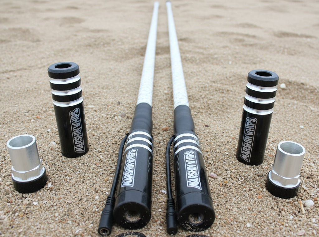 Game Changer LED Whip Set - Red, White & Blue Edition by Marshin Whips