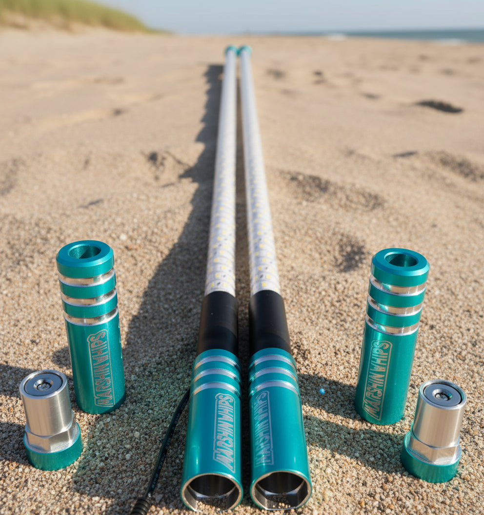 Game Changer LED Whip Set - Red, White & Blue Edition by Marshin Whips