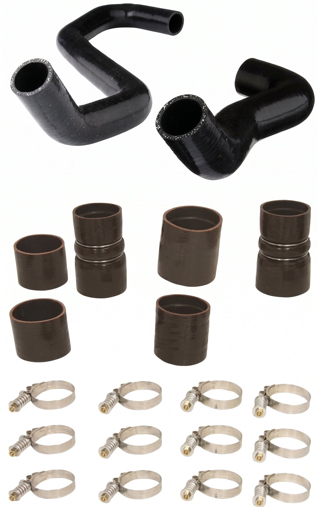 Silicone Radiator Hose and Intercooler Boot Kit For 01-03 Ford F-250 F-350 7.3L