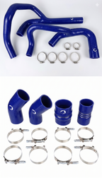 Heavy Duty Silicone Intercooler and Coolant Hose Kit Compatible With 2013-2014 Dodge Ram Cummins 2500 3500 6.7L Diesel