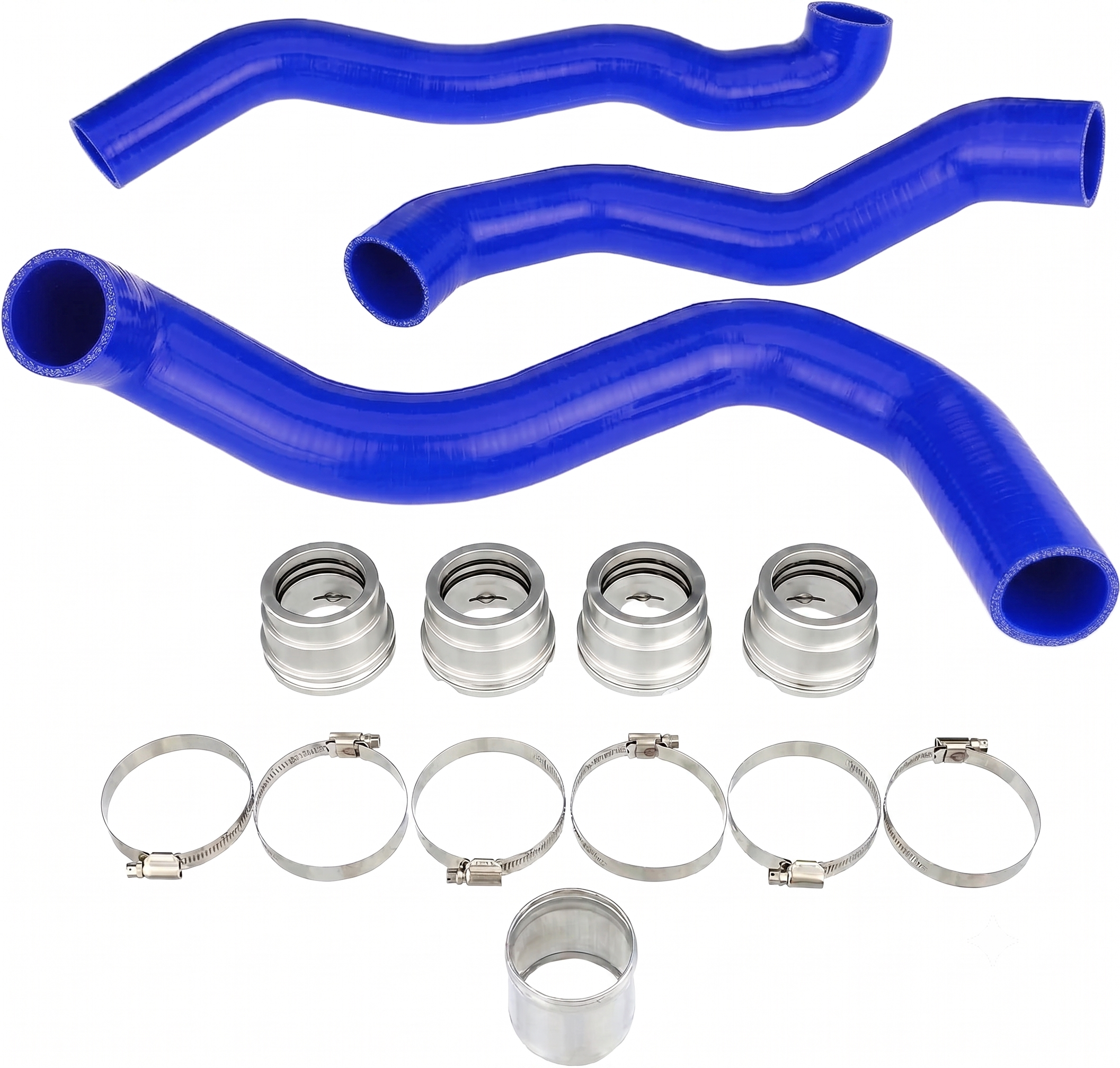Heavy Duty Silicone Coolant Hose Kit Fits Ford 08-10 6.4 Powerstroke F-250 F-350