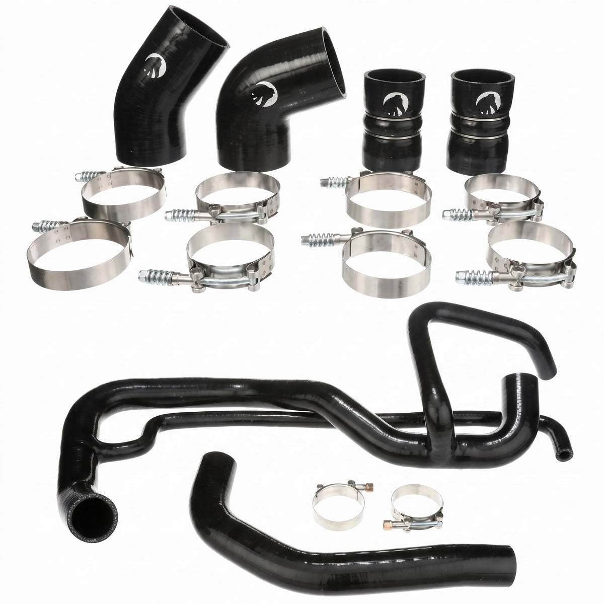 Silicone Intercooler Boot and Radiator Coolant Hose Kit For 04.5-05 Duramax 6.6 LLY