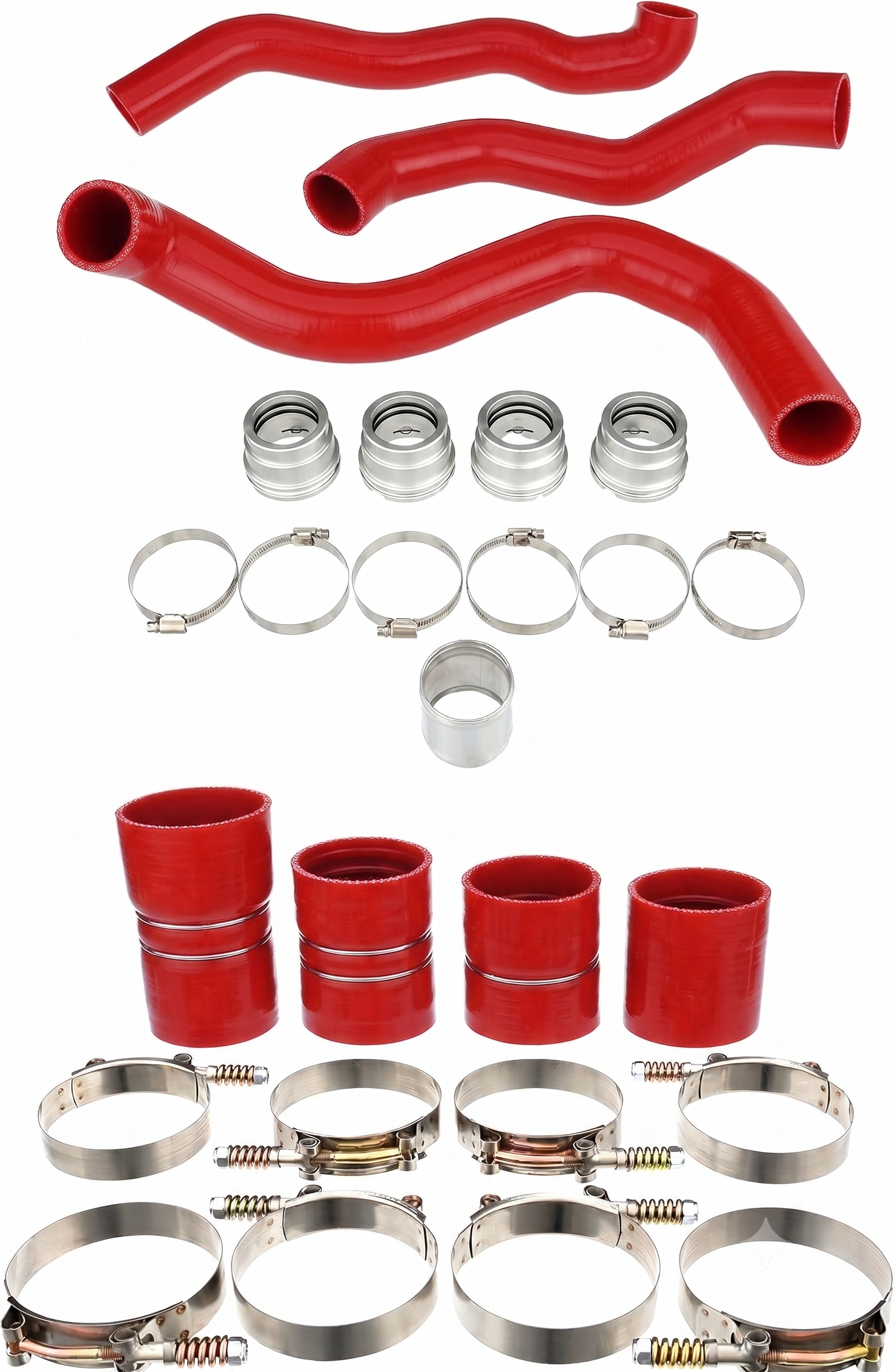 Silicone Intercooler Boot and Radiator Hose Kit For 08-10 Ford F-250 F-350 6.4L