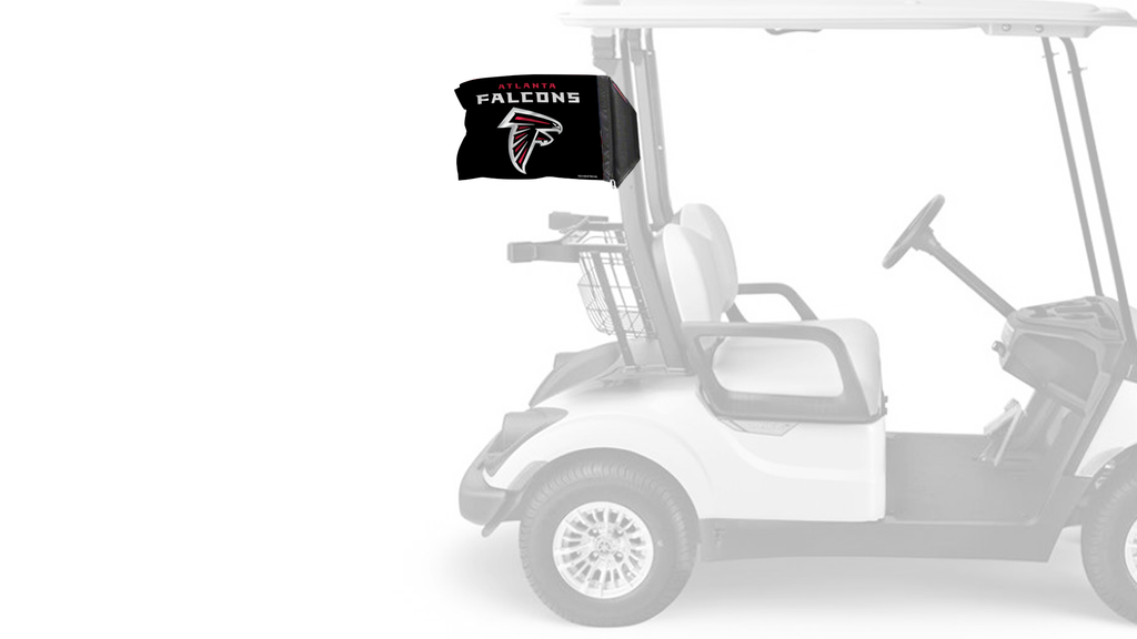 Atlanta Falcons 11"x17" Forever Wave Flag for Golf Carts