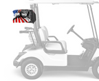 One Nation 12"x18" Forever Wave Flag for Golf Carts