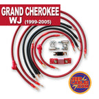 Jeep Grand Cherokee WJ Big 7 Battery Cable Kit (1999-2005) by JS Alternators