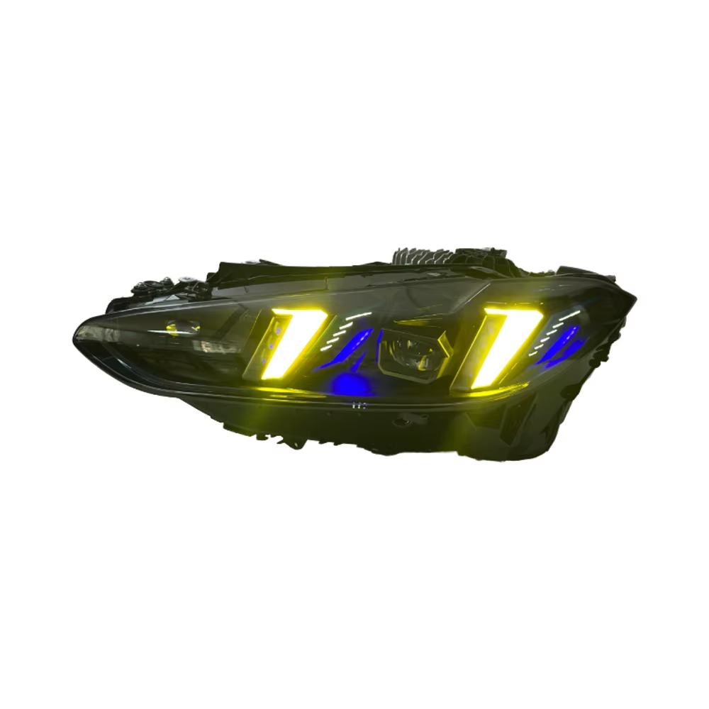 Triple-Color Snake Eyes Style LED Headlights for BMW G22/G82 2021-2025