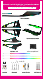 Audi A6 / S6 / RS6 C7 Interior 64-Color Dynamic Symphony LED Ambient Light Kit 2012 - 2018