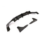 Audi RS7 C8 Sportback 4-Door Dry Carbon Fiber Rear Bumper Lip With Big Fins 2020 - 2021