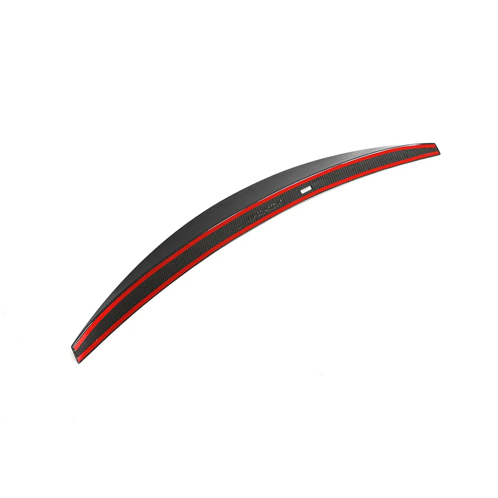 Audi A4 B9 Quattro S-Line / S4 Sedan Carbon Fiber M Design Rear Trunk Spoiler 2017 - 2023