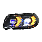 Dual-Color Laser Style LED Headlights for BMW X3 E83 2006-2010