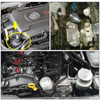 VW / Audi / SEAT / Skoda DSG-6 DQ250 Aluminum Cool Flow Transmission Oil Filter Housing for EA113 / EA888 2.0T FSI / TSI (Golf MK5 / MK6 / MK7 / Scirocco / Passat / A3 / S3 / TT / TTS / Replaces 02E305045)