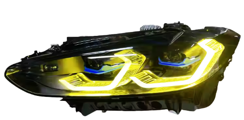 Dual Color Laser Style LED Headlights Assembly for BMW 4 Series G22 / M3 G80 / M4 G82 (2021–2023)