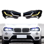 LED Headlights Assembly for BMW X3 F25 (2014–2017)