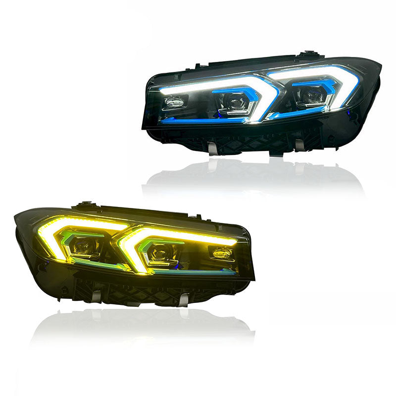 Dual Color LED Headlights Assembly for BMW 3 Series G20 G28 (2023–2025)