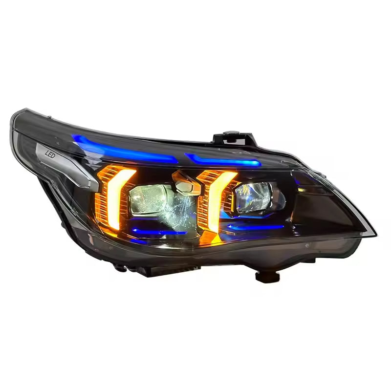 Dual-Color Snake Eyes Headlights for BMW E60 5 Series 2003-2010
