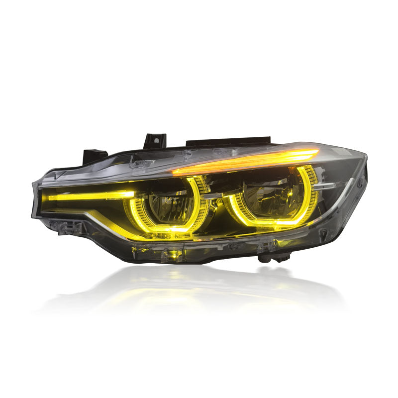 Dual-Color IKON Style LED Headlights for BMW 3 Series F30/F35 2013-2018