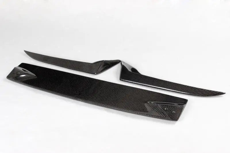 VW Golf MK6 R (R20) Carbon Fiber Front Lip – 3PC Splitter Kit (2012–2016)
