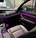 BMW 5 Series F10 / F11 / F18 Interior 64-Color Rainbow Symphony LED Ambient Light Kit 2010 - 2018