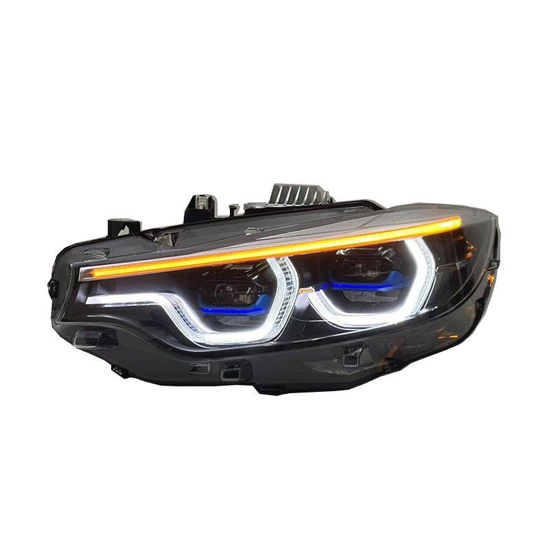 V3 IKON Tri-Color LED Headlights for BMW F32/F36/F80/F82 M3 & M4 2014-2020
