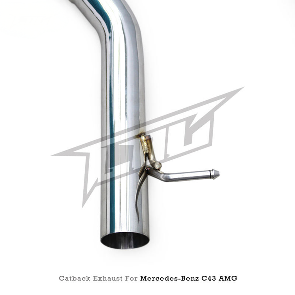 Stainless Steel Catback Exhaust System for Mercedes Benz AMG C43 3.0T - Bull Boost Performance